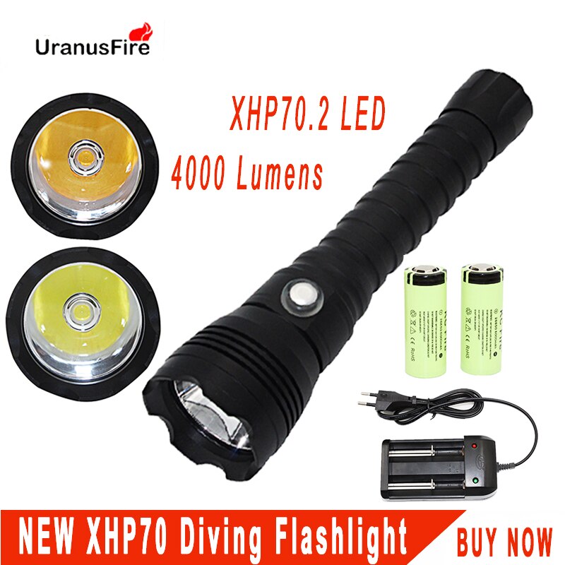 LED ̺   26650 ġ, XHP70.2, 4000 , ..